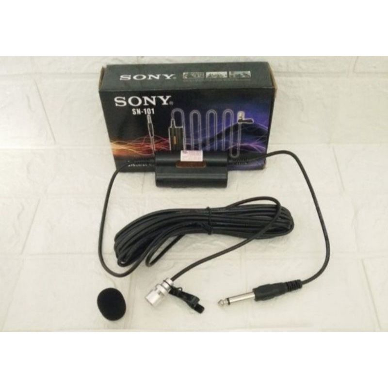 mic clip on SONY SN-202/101.mic kabel jepit. suara sensitif cocok buat imam