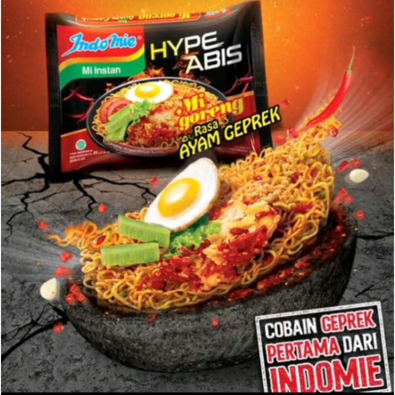 

INDOMIE GORENG AYAM GEPREK.