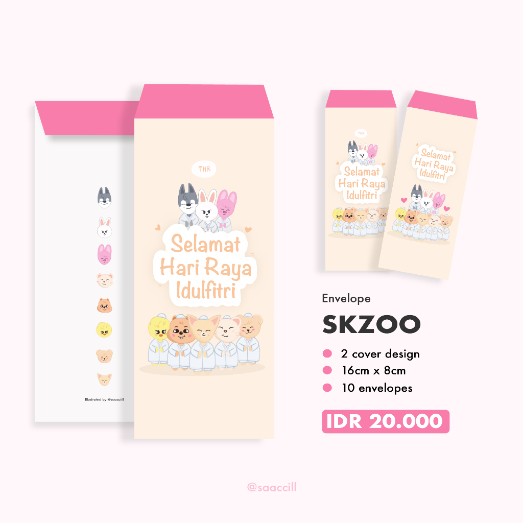 [READY] SKZOO Envelope - Besar