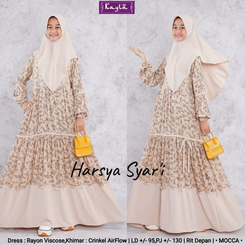 harsya syari kids warna mocca