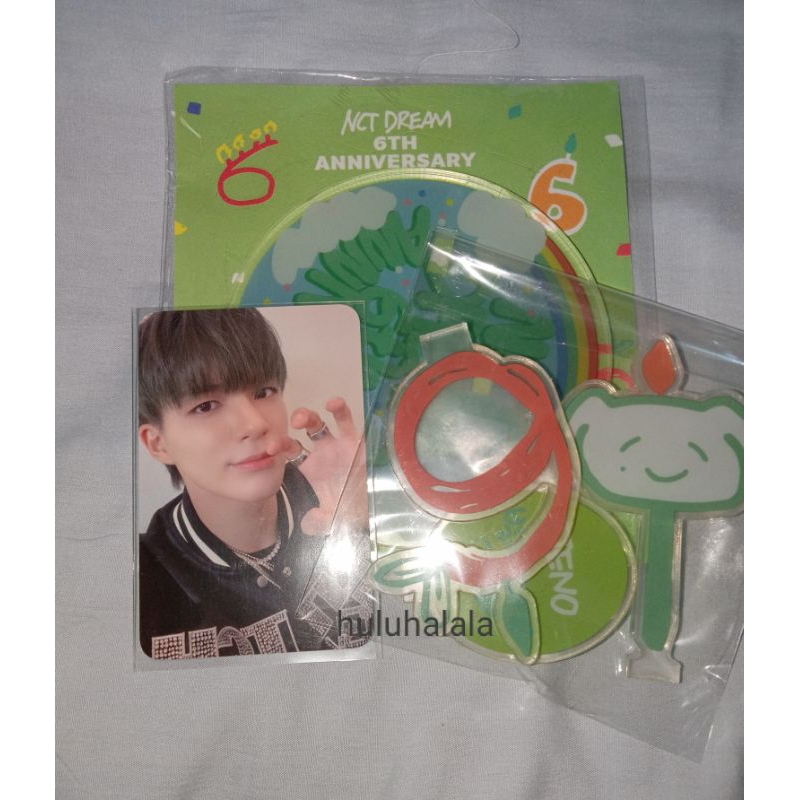 [Ready stock] Acrylic Ar voice jeno 6th anniversary nct dream set