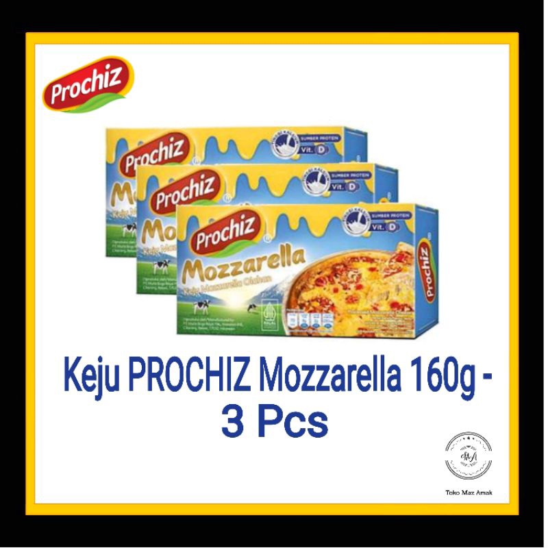 

Keju Prochiz Mozzarella 160g - 3pc