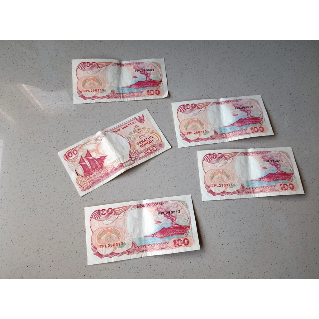Uang Kuno Jadul Soevenir 100 Rupiah Perahu Edisi 1992