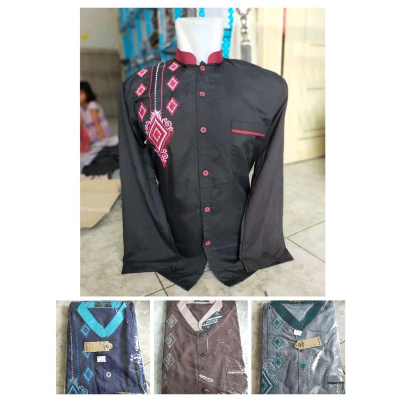 Baju Koko Abdillah Bordir