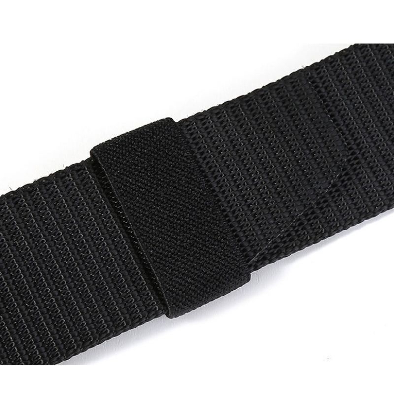 Ikat Pinggang Pria Canvas Tactical Military Belt Sabuk Pria Anti Metal