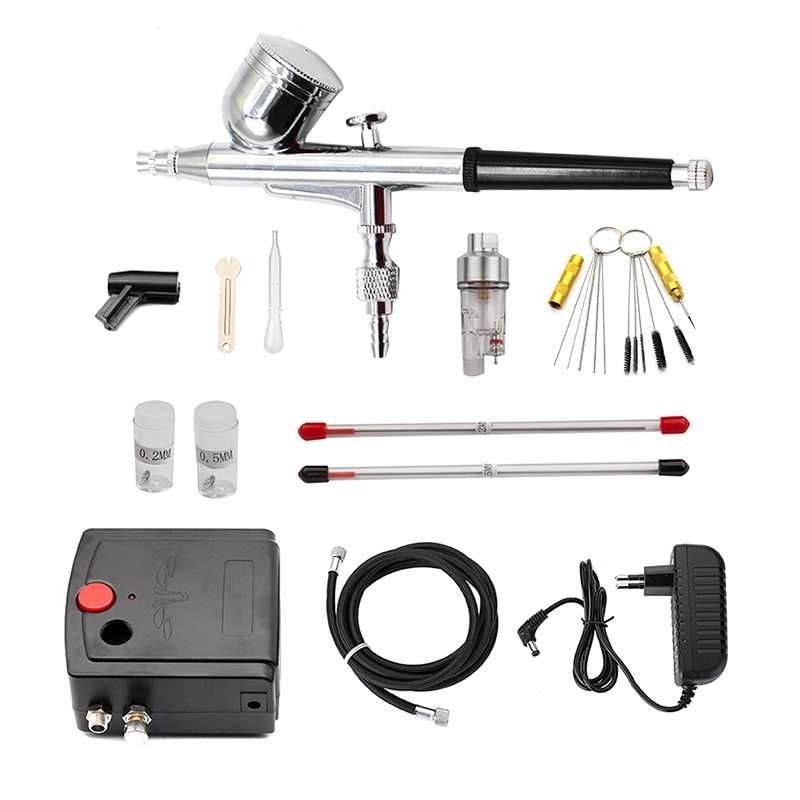 Humble Mini Airbrush Automatic Stop Double Action Spray Paint Art - T100