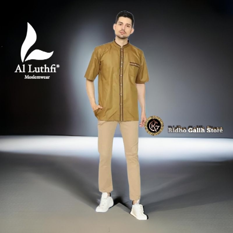 BAJU KOKO ALLUTHFI LENGAN PENDEK