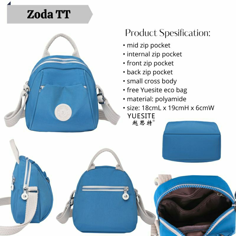 TAS SELEMPANG WANITA KECIL YUESITE ZODA SMALL CROSSBODY SLINGBAG CYUTEBAGS