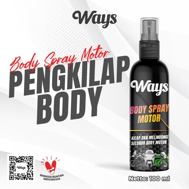 Ways Pengkilap Body Motor dan Mobil 100 ML