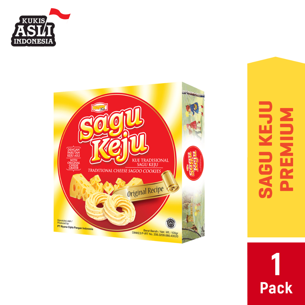 

Happy Time Sagu Keju Premium (1 Pack)