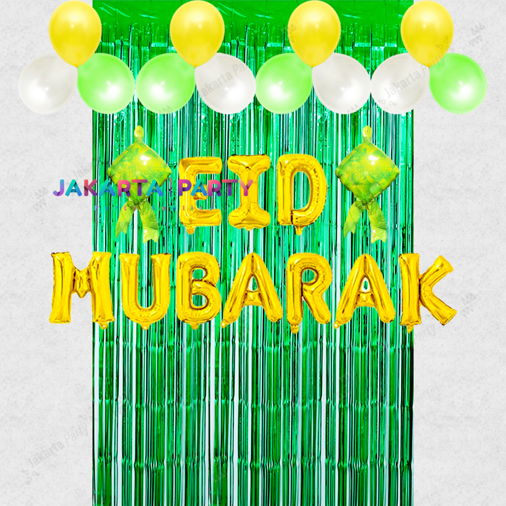 Paket Dekorasi Ramadhan hiasan Idul fitri Hari Raya Marhaban Eid Mubarak Idul Fitri