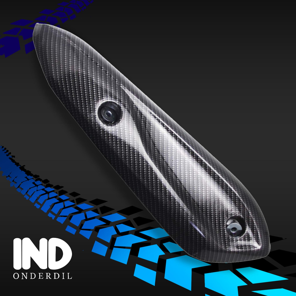 Cover Tutup-Pelindung-Tameng Knalpot Carbon-Karbon Beat Pop FI-F1 eSP