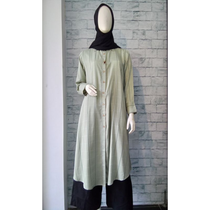 TUNIK KOTAK-KOTAK | BRAND ORIGINAL RILLEY | BRAND MATAHARI