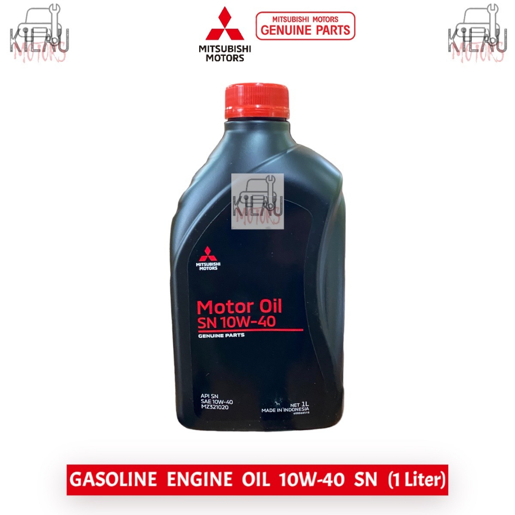 Oli Mesin Bensin 10W-40 SN 1 Liter Original Mitsubishi MZ321020