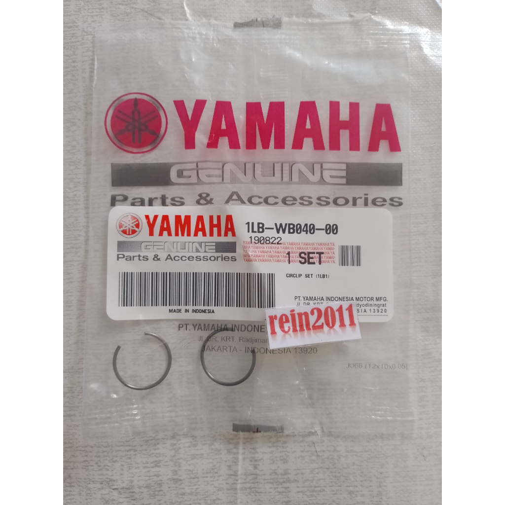 CIRCLIP KLIP SEHER PISTON R15 V3 NMAX AEROX 155 VIXION XEON MX KING ASLI ORI YAMAHA 1LB WB040 00