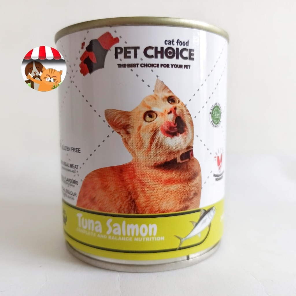 Pet Choice 340gr Wet Cat Food - Makanan Kucing Kaleng