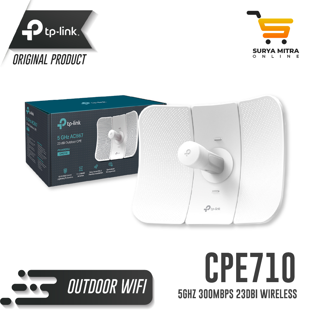 Tp-Link CPE710 | CPE-710 5GHz AC 867Mbps 23dBi Outdoor