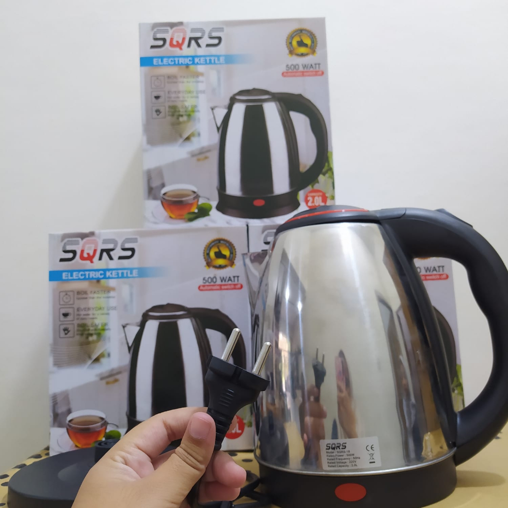 Teko Listrik Electric heat Kettle 2L // TEKO LISTRIK PEMANAS AIR UKURAN 2 LITER