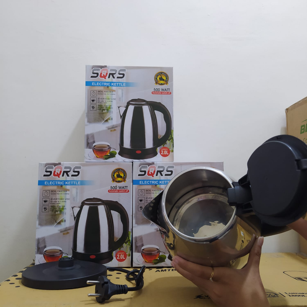 Teko Listrik Electric heat Kettle 2L // TEKO LISTRIK PEMANAS AIR UKURAN 2 LITER