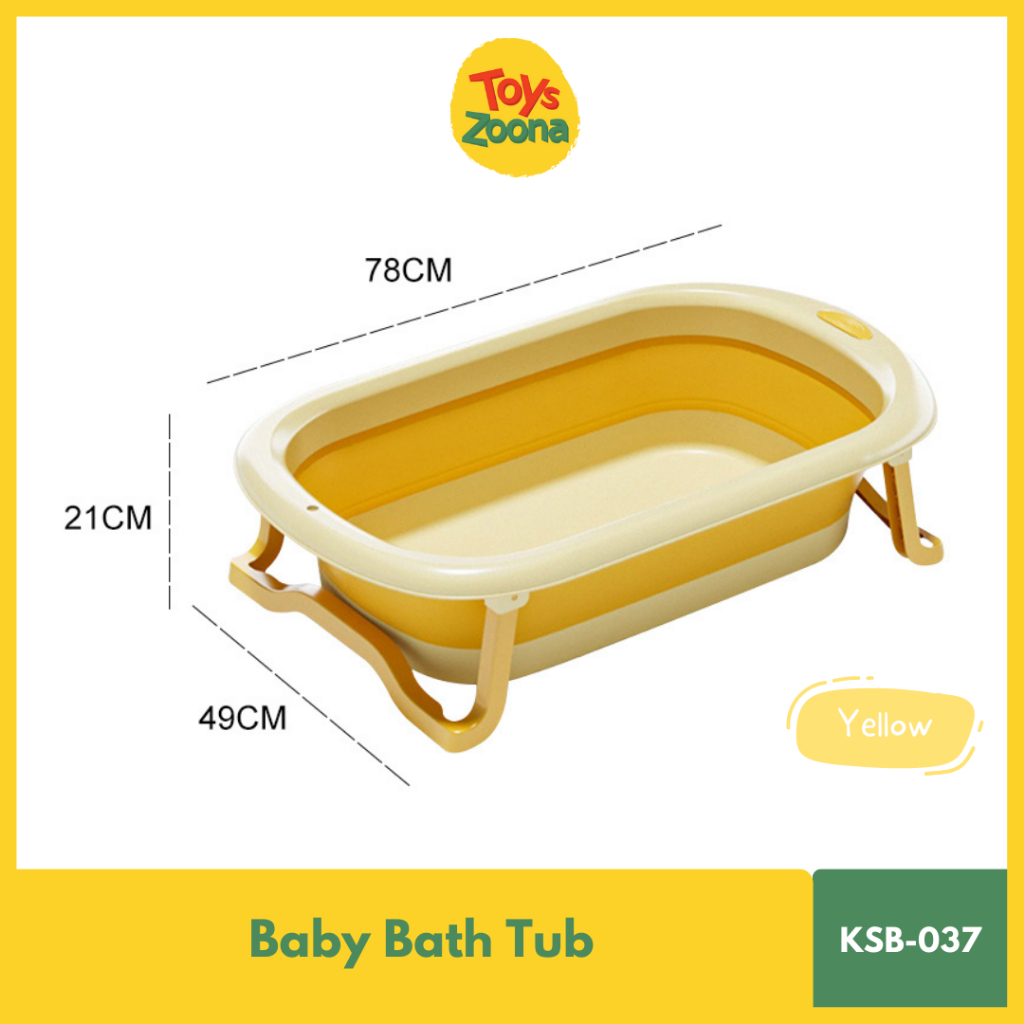 ToysZoona Foldable Baby Bath Tub  Bak Mandi Lipat Tempat Mandi Bayi Anak