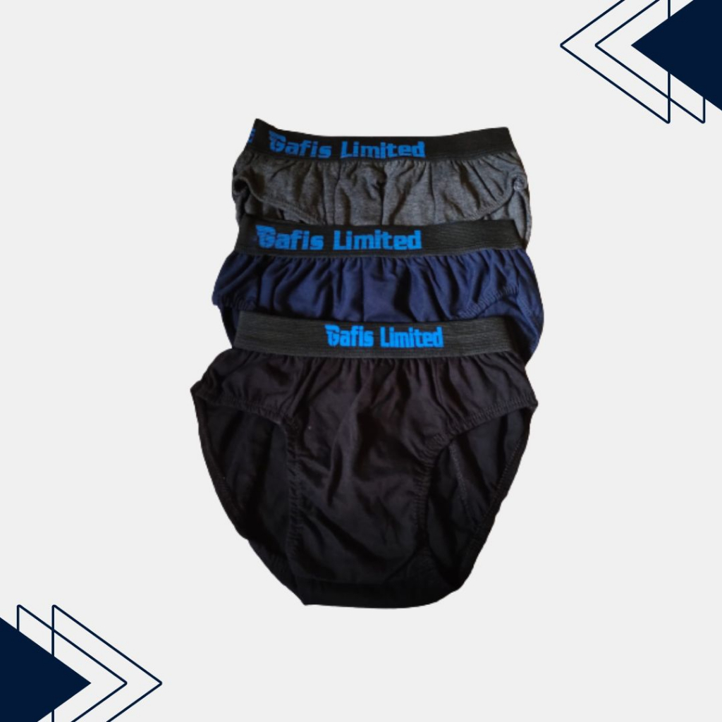 CELANA DALAM PRIA DEWASA ISI 6 PCS BAHAN KATUN PREMIUM CD LAKI-LAKI MURAH-ISI 3  PCS