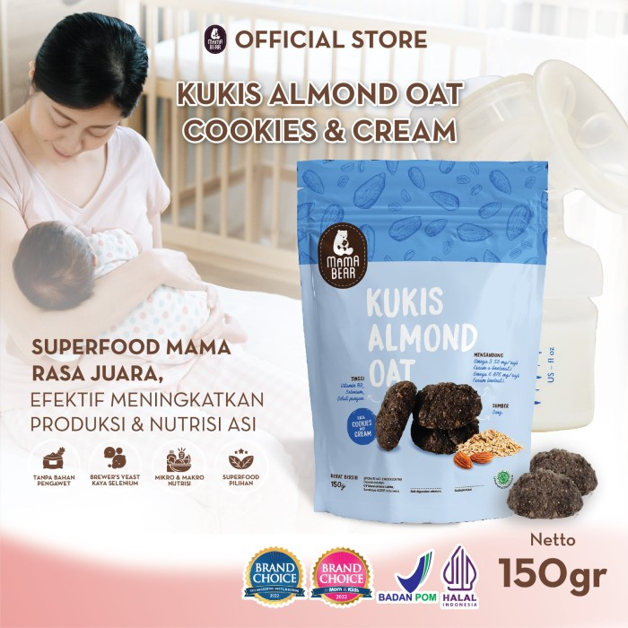 Mama Bear Kukis Almond Oat