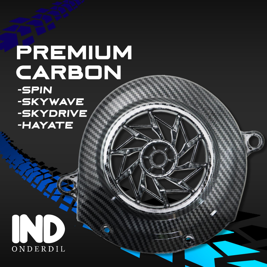 IND Onderdil Cover-Pelindung Kipas Magnet-Mesin Karbon-Carbon Spin/Skywave/Skydrive/Hayate