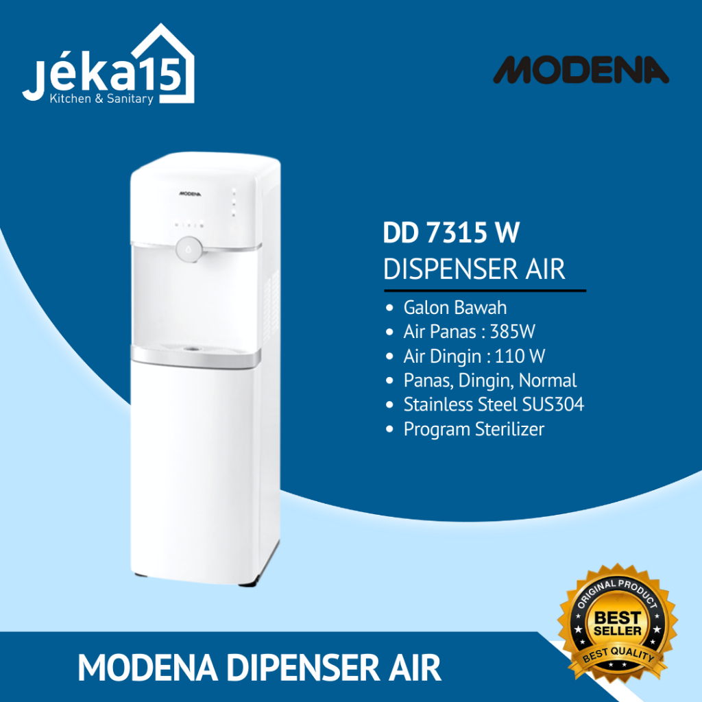 MODENA DD 7315 W DISPENSER AIR GALON BAWAH