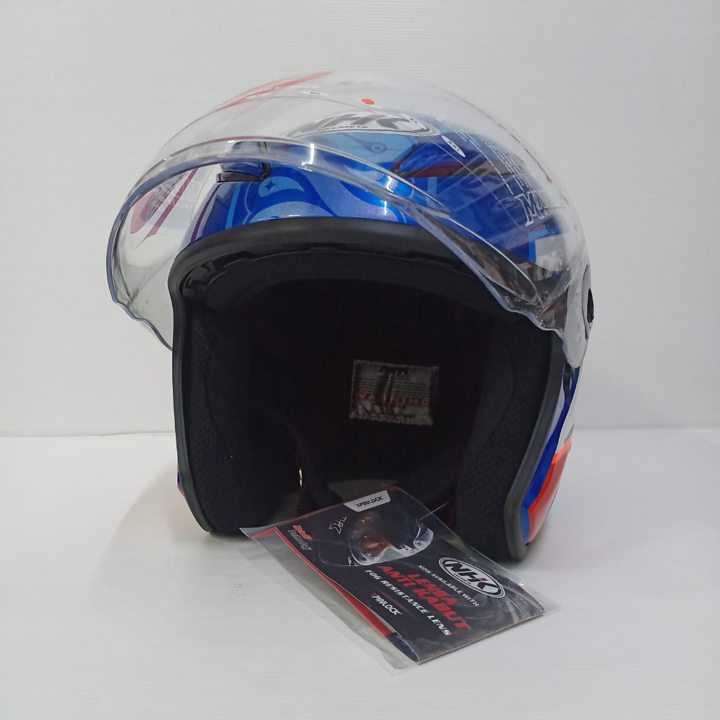 HELM NHK R6 HALF FACE GP EDITION MANDALIKA
