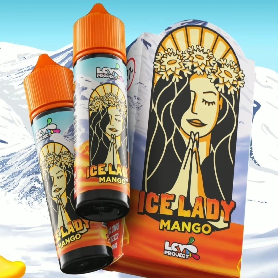 ICE LADY MANGO BY LCV PROJECT 3MG 60ML LIQUID SATUAN