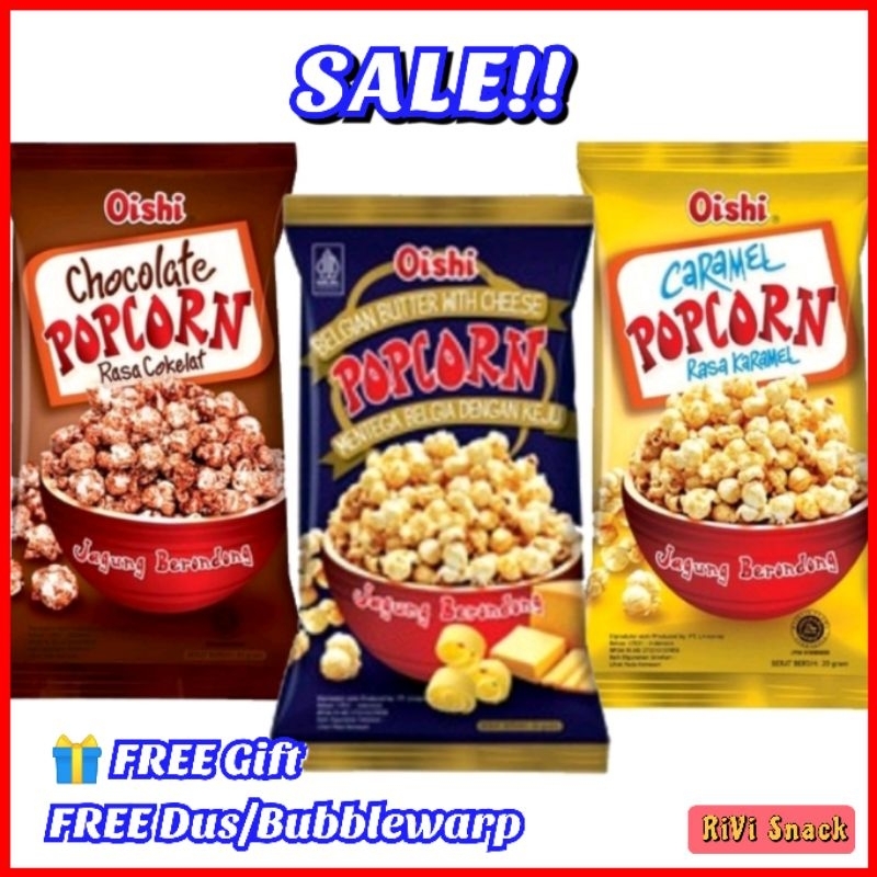 

[PROMO] OISHI POPCORN KARAMEL COKLAT MINI / SNACK ULTAH