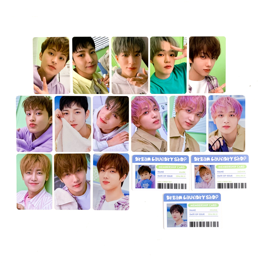 [sharing] NCT DREAM Laundry Shop MD - Random Laundry Card Pack