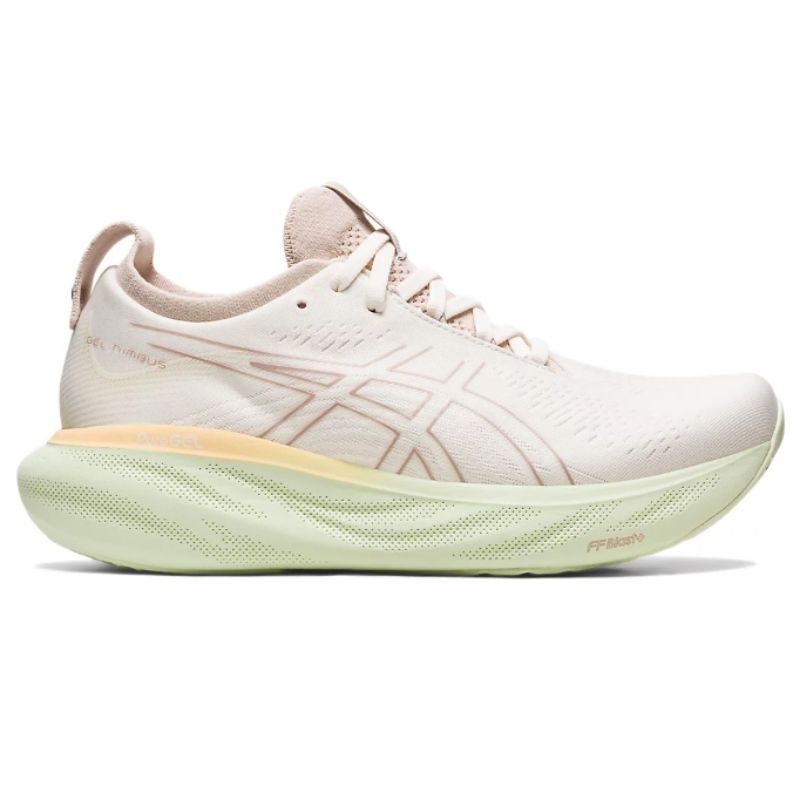 Asics GEL-NIMBUS 25 Womens Road Running Shoes - Cream/Fawn