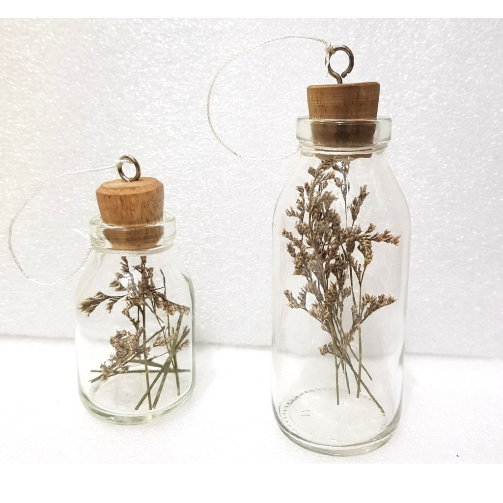 Botol Hiasan Vintage / Botol Kaca Souvenir / BOTOL KACA TUTUP KAYU BOTOL SOUVERNIR HAMPERS ESTETIK / WISH JAR AESTHETIC jkrta