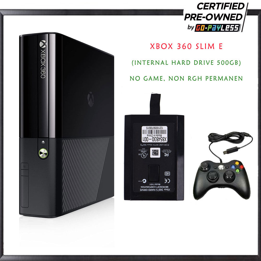 XBOX 360 Slim E 500GB Preowned (Non RGH)