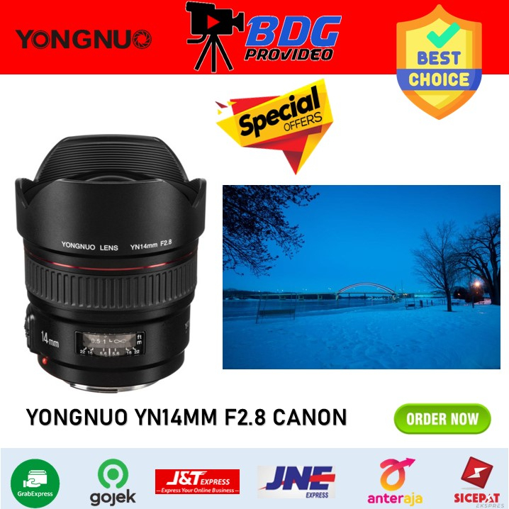 YONGNUO YN14MM F2.8 F/2.8 CANON YONGNUO 14MM F2.8 FOR CANON