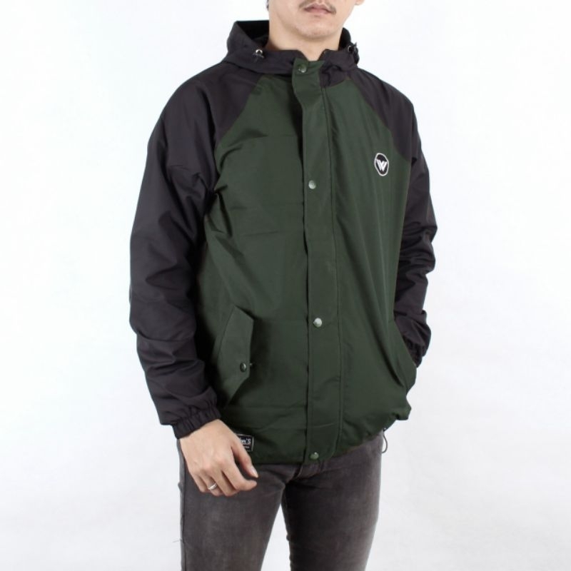 [WANGKER'S Original] Jaket Pria Casual Simple Outdoor Kombi 2D Waterproof