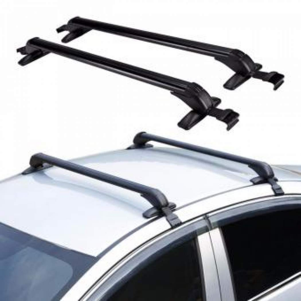 PROMO Kaki Rack Bagasi Atap Mobil Roof Rack Cross Bar Jepit Body Mobil Universal Rak