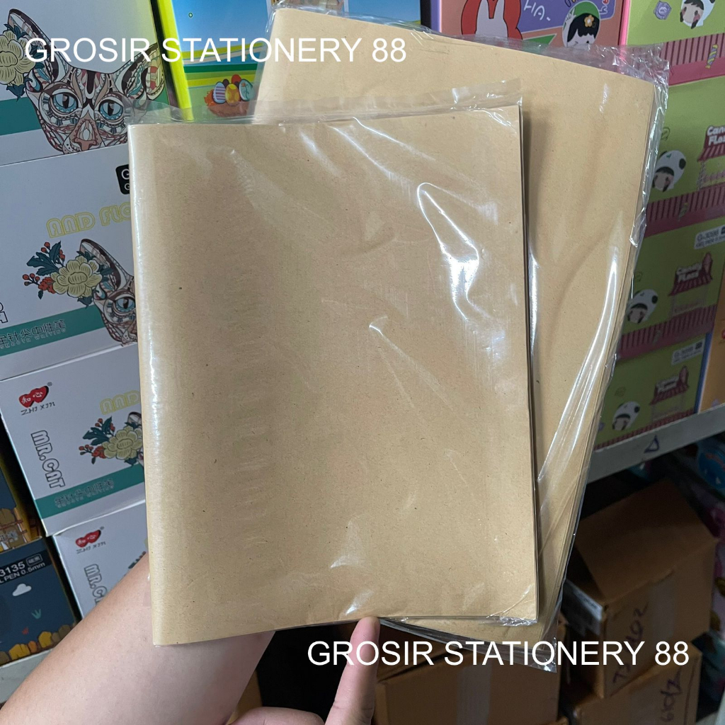 

SAMPUL BUKU COKELAT COKLAT POLOS TEBAL KUALITAS BAGUS 20 LEMBAR