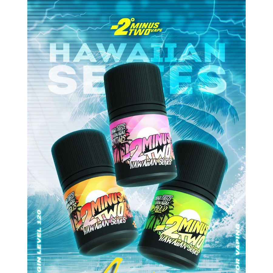 Minus Two Brain Freeze Hawaiian Blend 60ML - Liquid Minus 2 Hawaian - FB 3MG 60ML