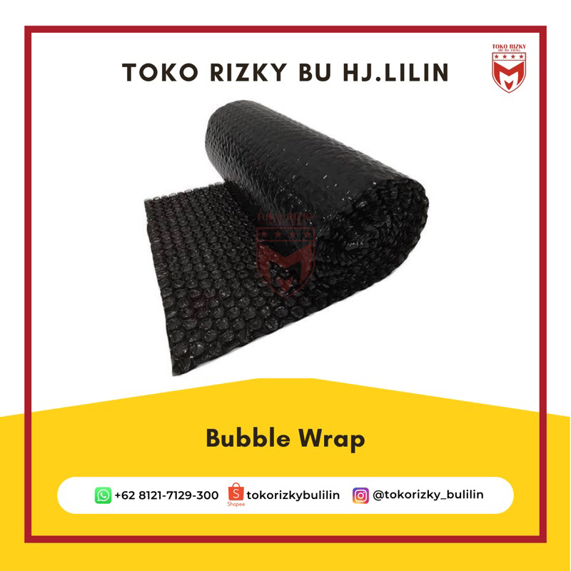 

Tambahan Bubble Wrap / Bubble Wrap Hitam / Tambahan Ekstra Bubble Wrap / Jual Bubble Wrap Murah / Pembungkus Barang / Pembungkus Kemasan