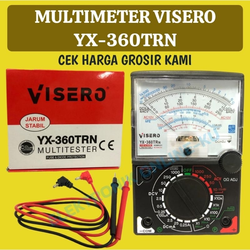 MULTIMETER JARUM VISERO YX360TRN