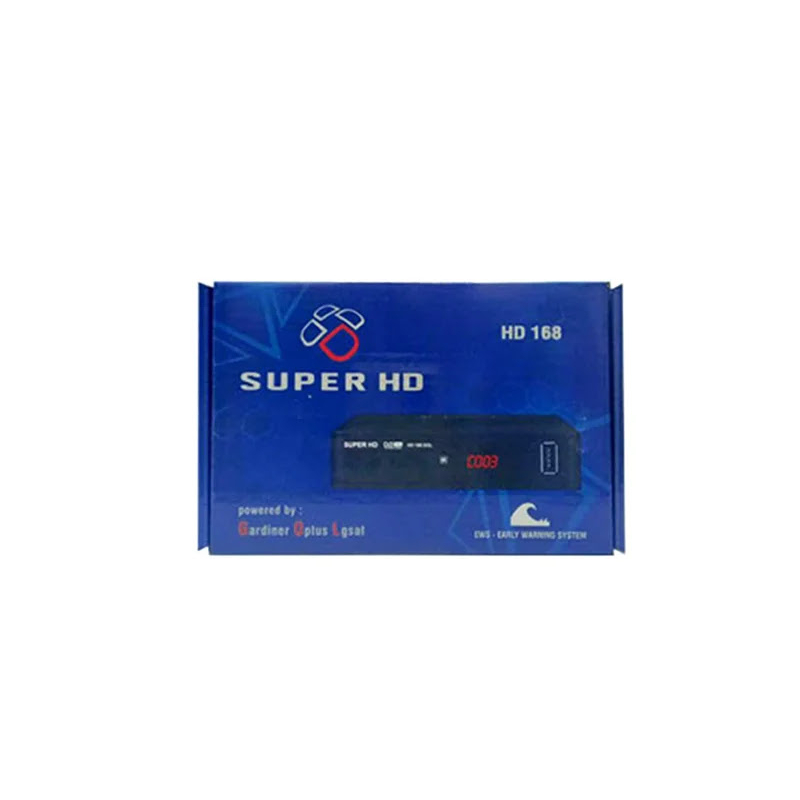 Set Top box Receiver Siaran Tv digital Super HD 168 Gol DVB