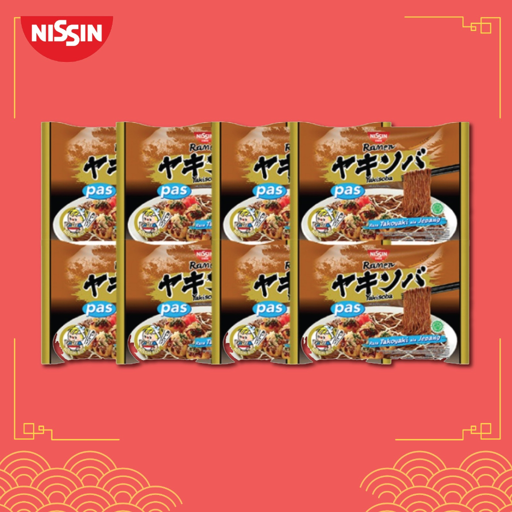 

Nissin Pas Ramen Yakisoba - Teriyaki 78gr - 8 pcs
