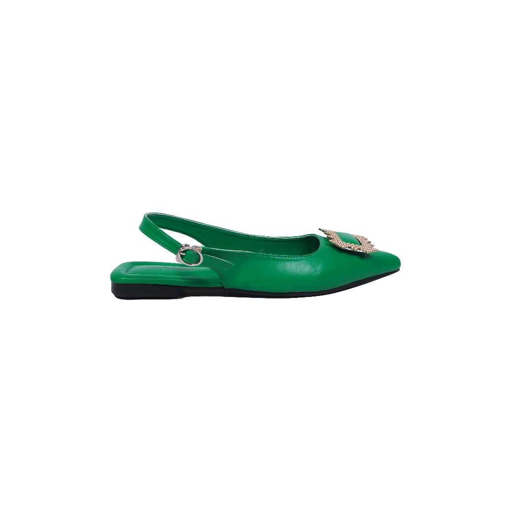 Adarastore - Dankenstock KATYA Flat Shoes Lancip Wanita Sepatu Sendal Cewek Hak Rendah