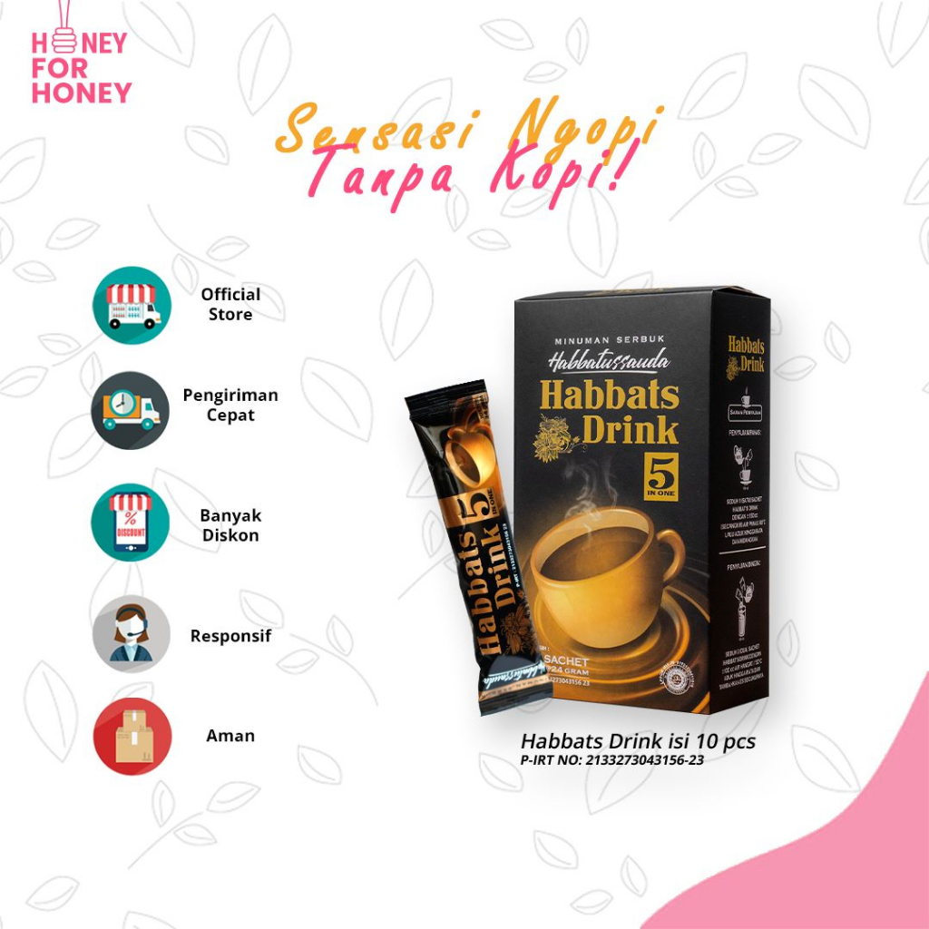 

HABBATS DRINK ISI 10 MINUMAN PENGGANTI KOPI / CARA NIKMAT KONSUMSI HABBATUSSAUDA