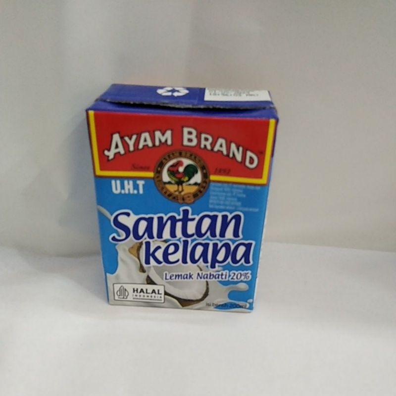 

santan kelapa merk ayam brand uk 200ml