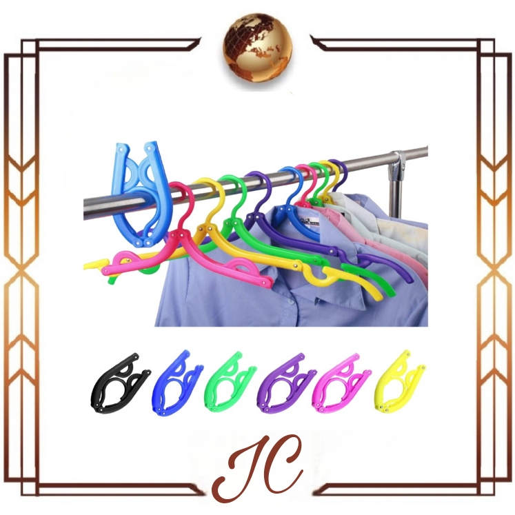 (JC)  hanger lipat //gantungan baju lipat simple murah gantungan travel