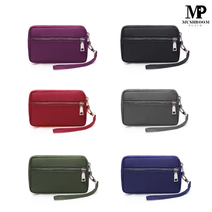 Dompet HP Cewek Resleting Serbaguna | Dompet Pouch Wanita Waterproof | Travel Wallet Perempuan Uang Koin Handphone