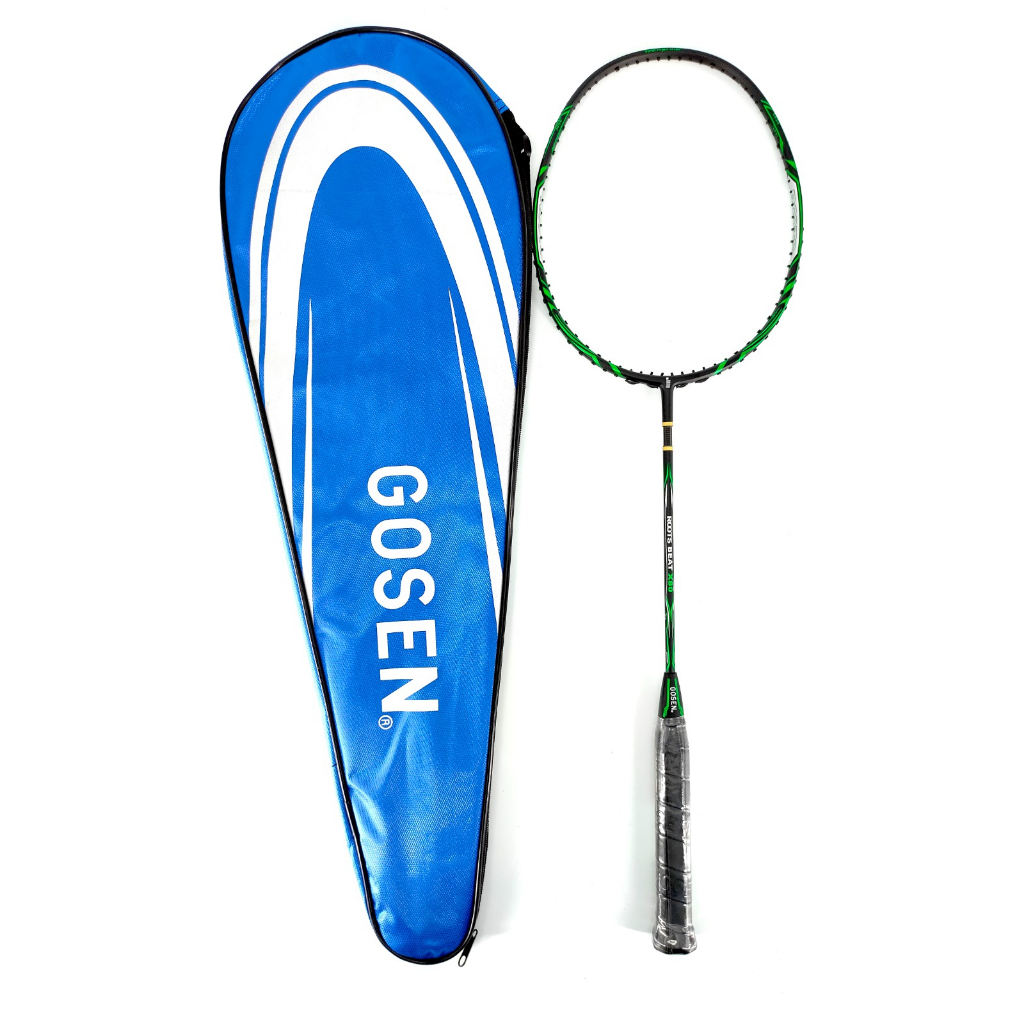 Gosen Roots Beat X80 (Black-Green) Raket Badminton